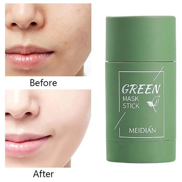 Green Tea Blackhead Remover Green Mask Stick - Oil Control Cleansing Solid Mask - Picture 6 of 8